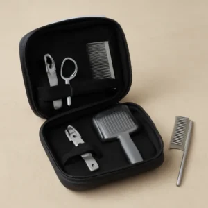 Compact Travel Grooming Kit Case