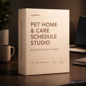 Pet Home & Care Schedule Studio